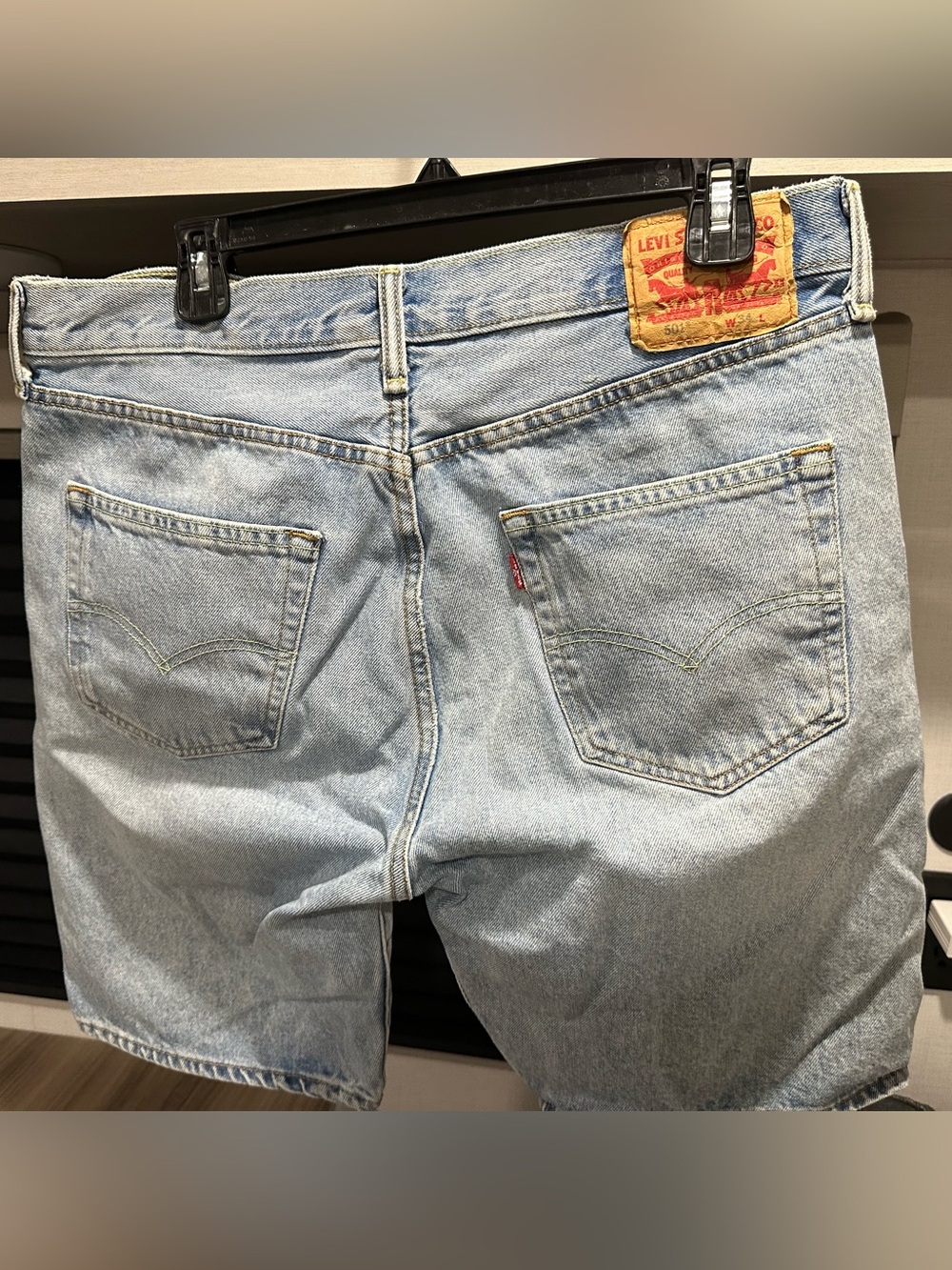 Levi's Vintage Light Blue Denim Cutoff Men's Shorts